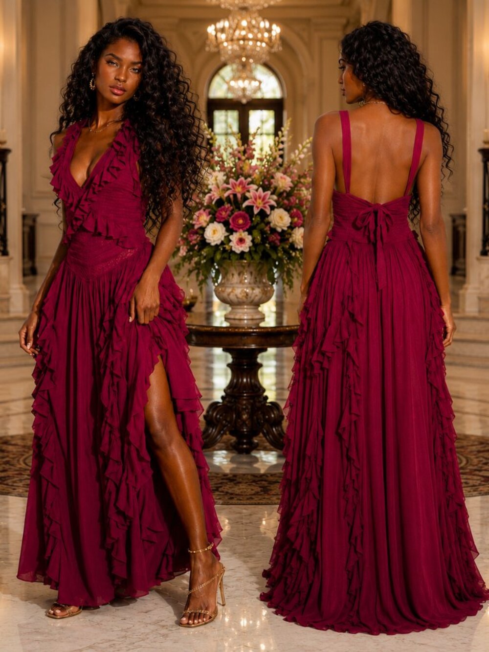 Free People Marsai Maxi Dress Large NWT